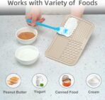 MateeyLife 2PCS Large Lick Mat for Dogs with Suction Cups, Slow Feeder Bowls, Cat Lick Mat for Anxiety Relief, Dog Toys to Keep Them Busy, Enrichment Toys for Bathing, Cat Licking Pad for Boredom - Image 4