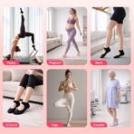 CoolMate Pilates Socks with Grips for Women, Yoga Socks, Crew Non Slip Women for Barre, Pilates Gifts for Women - Image 7