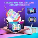 Fast Push Fidget Toys Handle, Flashing Handheld Game for Kids Teens Adults, Electronic Brain & Memory Game, Quick Push Buttons Gamepad, Xmas Birthday Gifts STEM Toys for Boys Girls - Image 5
