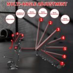 Adjustable Weight Bench - Utility workout Benches for Exercise, Free Installation Design for Portable Fitness Strength Training Equipment at Home Gym - Image 3