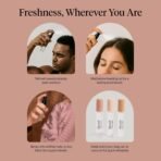 Kitsch Hair Perfume for Women - Trio Set | Clean, Deodorizing & Patented Odor-Eliminating Technology Hair Spray & Body Mist - Freshen Hair, Pillows - Amber Shores, Warm Sugar, Rustic Vanilla, 3x10mL - Image 4