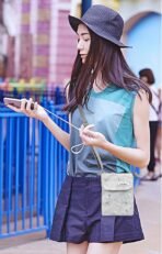 Roomy Cell Phone Purse Wallet Canvas Small Crossbody Purse Bags with Shoulder Strap For Women teen girlsl | Roomy, Canvas, Small, Bags, Shoulder Strap - Image 3