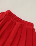 Renotemy Toddler Baby Girl Fall Winter Skirt Set Sweatshirt Pleated A-Line Dress Little Girls Clothes 2-Piece Outfits 18M-6T - Image 8