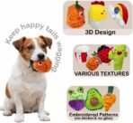 Jalousie 18 Pack Dog Squeaky Toys Cute Stuffed Pet Plush Puppy Chew for Small Medium Pets - Bulk - Image 3