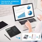 Scientific Calculators for Students, 10-Digit Large Screen, Math Calculator with Notepad, Classroom Must Haves for Middle High School Supplies & College (Black) - Image 3