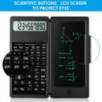Scientific Calculators for Students, 10-Digit Large Screen, Math Calculator with Notepad, Classroom Must Haves for Middle High School Supplies & College (Black) - Image 5