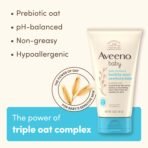 Aveeno Baby Healthy Start Nourishing Newborn Balm, Hypoallergenic Baby Skin Balm with Prebiotic Oat Leaves a Nourishing Layer to Care for Newborn Skin, Fragrance-Free, 5 oz - Image 4
