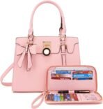 Qiyuer Women Purses And Handbags Set Ladies Top Handle Satchel Tote Shoulder Work Bag With Matching Clutch Wallet 2PCS - Image 7