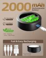 EZVALO Picture Lights for Wall, 2000mAh Rechargeable Battery Magnetic Poster Lights with 3 Color Temps & 12 RGB, Remote Dimmable Timer Painting Light, Wall Decor Light for Art Display, Frame (3 Pack) - Image 3