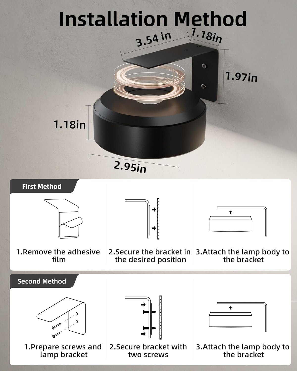 EZVALO Picture Lights for Wall, 2000mAh Rechargeable Battery Magnetic Poster Lights with 3 Color Temps & 12 RGB, Remote Dimmable Timer Painting Light, Wall Decor Light for Art Display, Frame (3 Pack) - Image 6