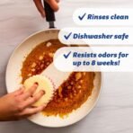 Scrub Daddy Sponges & PowerPaste XL Value Pack - 4 Scrub Mommy Multipurpose Dish Sponges & PowerPaste XL All-Purpose Cleaning Paste - Scratch-Free, Multi-Surface Household Cleaning Supplies Kit (5ct) - Image 6