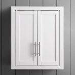 Crosley Furniture Savannah Wall Mounted Bathroom Storage Medicine Cabinet with Shelves, White - Image 4