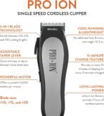 Wahl Professional Animal Pro Ion Pet, Dog & Cat Cordless Clipper Kit (#9705) - Cat, Dog & Pet Grooming Kit - Great Pet Grooming Clippers for First-Time Groomers - with 2 Hour Run Time - Image 3
