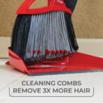 O-Cedar Pet Pro Broom with Step-On Dustpan | Remove 99% with One Sweep | Removes 3 Times More Pet Hair | Quiet Cleaning Tool for Cat and Dog Owners - Image 3