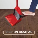 O-Cedar Pet Pro Broom with Step-On Dustpan | Remove 99% with One Sweep | Removes 3 Times More Pet Hair | Quiet Cleaning Tool for Cat and Dog Owners - Image 4