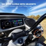 MaedHawk Bypass Motorcycle CarPlay Bluetooth Headset Adapter with Passthrough USB-C Charging Port - Image 5
