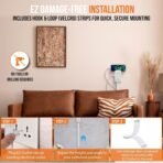 EZ Outlet Electrical Outlet Extender. Access Hard-to-Reach Outlets! Features USB-A, USB-C, and 2 AC Outlets, Extends 22"-34", Rotates 180°. Use Behind Couches, Nightstands, Desks, and More. - Image 6