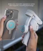 ENCASED Magnetic Adapter for DJI Osmo Mobile Smartphone Gimbal Stabilizer - Compatible with MagSafe (DJI OM 8 7P 7 SE 6 5 4) - Image 3