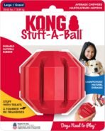 KONG Stuff-A-Ball - Durable, Natural Rubber Chew Toy for Dogs - Dental Health Pet Toy for Chewing & Teeth Cleaning - Stuffable for Treats & Snacks - for Large Dogs (Pack of 2) - Image 5