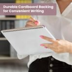 Weekly To Do List Notepad with 52 Undated Sheets（8.5"×11"）- Undated Weekly Planner Notepad for Office Desk Accessories and Supplies - Midnight Lilac - Image 7