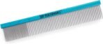 Master Grooming Tools Aluminum Finishing Comb — Versatile Combs for Grooming Dogs, 10", Black - Image 3