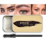 All in One Makeup Kit for Women Full Kit – 12 Color Shimmer Eyeshadow Palette, Buff Beige Foundation, Liquid Lipsticks, Face Primer, Brow Soap, Winged Eyeliner Stamp, Makeup Brush & Sponges Gift Set - Image 5