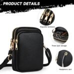 JANKS Small Crossbody Bag for Women Mini Cell Phone Bag Travel Pouch Wallet Purses Adjustable Over Shoulder Strap - Image 6