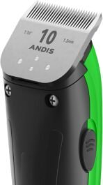 Andis Dr. Pol Easy Clip Versa Clipper Kit - Complete Grooming Solution with Detachable Blades, Attachment Combs, Nail Clipper & More for Safe, Efficient Grooming of All Dog Types, Green, 561121 - Image 5