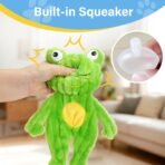 Prime Pets Dog Toys, 5 Pack, Plush Dog Squeaky Toys, No Stuffing Bodies, Crinkle Animals Pet Toy for Small Medium Large Dogs, Puppy Chew Toy to Keep Them Busy - Image 3