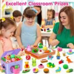 Arscniek 110 Pack Animal Erasers for Kids, Take Apart Mini Pencil Erasers, Desk Pets & Treasure Box Toys, Bulk Party Favors, Stocking Stuffers, Classroom Prizes, School Supplies, Gift for Boys & Girls - Image 4