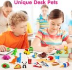 Arscniek 110 Pack Animal Erasers for Kids, Take Apart Mini Pencil Erasers, Desk Pets & Treasure Box Toys, Bulk Party Favors, Stocking Stuffers, Classroom Prizes, School Supplies, Gift for Boys & Girls - Image 7