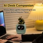 Ivy Interactive AI Desk Companion, Smart Plant Pet with 100+ Expressions, Cute Indoor Planter for Office Decor, Unique Gift for Plant Lovers & Coworkers(Violet) - Image 3