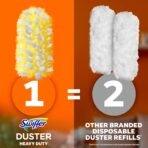 Swiffer Duster Kit with 3 ft Extendable Handle, Heavy Duty Dusting Starter Kit with 12 Refills, for Ceiling Fans, Vents and Hard to Reach Places - Image 11