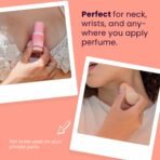 SweetSpot Flavored Solid Perfume Stick, Portable Travel Perfumes for Women, Long Lasting Fragrances, Non Sticky Formula, Natural Ingredients, Fragrance Stick (Strawberries & Cream) - Image 4