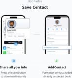 dot. Card - Digital Business Card - Tap Compatible with iPhone & Android (Black) - Image 4