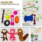 Jalousie Multipack Dog Squeaky Toys Bulk Bundle Pup Toy - Puppy Toys for Pets for Small Medium Breed (24 PCs Gift Basket) - Image 3