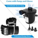 Standing Punching Bag for Adults with Pump and Gloves, 69'' Kick Boxing Bag with Stand Inflatable Freestanding Heavy Bag Kicking Bag for Training MMA Muay Thai Fitness - Image 7