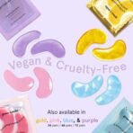 grace & stella Retinol Under Eye Patches for Puffy Eyes & Dark Circles - Restoring Gel Under Eye Masks with Hyaluronic Acid - Bridesmaid Gifts, Birthday Gifts for Women (Purple, 24 Pairs) - Image 5