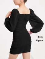 EXARUS Girls Dress Teen Long Sleeve/Cami/One Shoulder Dance Tweens Easter Party Formal Graduation Tight Bodycon HOCO Dresses - Image 4