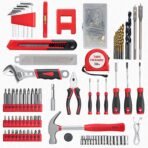 Tool Set - 8V Cordless Drill Set, 132 Piece Home Tool Set With Hand Drill, Tool Kit for Women & Men, Perfect for Homeowner, Diyer, Handyman - Image 4