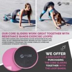 Limm Core Sliders for Working Out - Exercise Sliders Fitness, Stability, Ab, Legs & Full Body (Set of 2) - Bonus Carry Bag & Workout Ebook - Gym Gliding Disc Pads for Hardwood, Carpet & More - Image 6