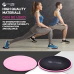 Limm Core Sliders for Working Out - Exercise Sliders Fitness, Stability, Ab, Legs & Full Body (Set of 2) - Bonus Carry Bag & Workout Ebook - Gym Gliding Disc Pads for Hardwood, Carpet & More - Image 7