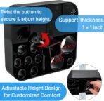 Rotatable Pet Grooming Tools Holder, Portable ABS Plastic Grooming Table Arm Organizer, Durable Pet Shop Hairdressing Storage Rack, Practical Groomer Organization for Scissors Combs Clips - Image 4