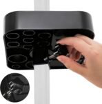 Rotatable Pet Grooming Tools Holder, Portable ABS Plastic Grooming Table Arm Organizer, Durable Pet Shop Hairdressing Storage Rack, Practical Groomer Organization for Scissors Combs Clips - Image 5