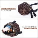 Bum Bag Crossbody Bag for Women | Spacious Bum Bags | Nylon Crossbody Fanny Packs | Leopard Purse Belt Wallet (Colour Bum Bag-Brown Leopard) - Image 4