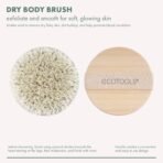 EcoTools Dry Body Brush, Cruelty-Free Bristles Exfoliate & Smooth Skin, Dry Brushing Removes Flaky Skin, May Help Improve Circulation & Tone, Eco-Friendly Skincare Tool, Vegan & Cruelty-Free, 1 Count - Image 3