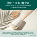 EcoTools Dry Body Brush, Cruelty-Free Bristles Exfoliate & Smooth Skin, Dry Brushing Removes Flaky Skin, May Help Improve Circulation & Tone, Eco-Friendly Skincare Tool, Vegan & Cruelty-Free, 1 Count - Image 5