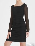 EXARUS Girls Teen Easter Dress Spaghetti Strap/Long Sleeve Party Dance Graduation Tween Tight Cute Bodycon Short Dresses - Image 3