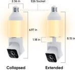 WYZE Bulb Cam Security Camera, 2K HD Outdoor Light Bulb Camera, Color Night Vision, Dimmable LED Bulb, Motion Detection, Siren Alarm, Works w/Alexa/Google Assistant. Free Expert Support - Image 3