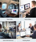 Laptop Screen Extender - 15.6" FHD 1080P Portable Monitor for Laptop, Detachable & Plug and Play Dual Monitor Extender for 13"-17.3" Laptops, Compatible with Wins/Mac/Android/Chrome - Image 4